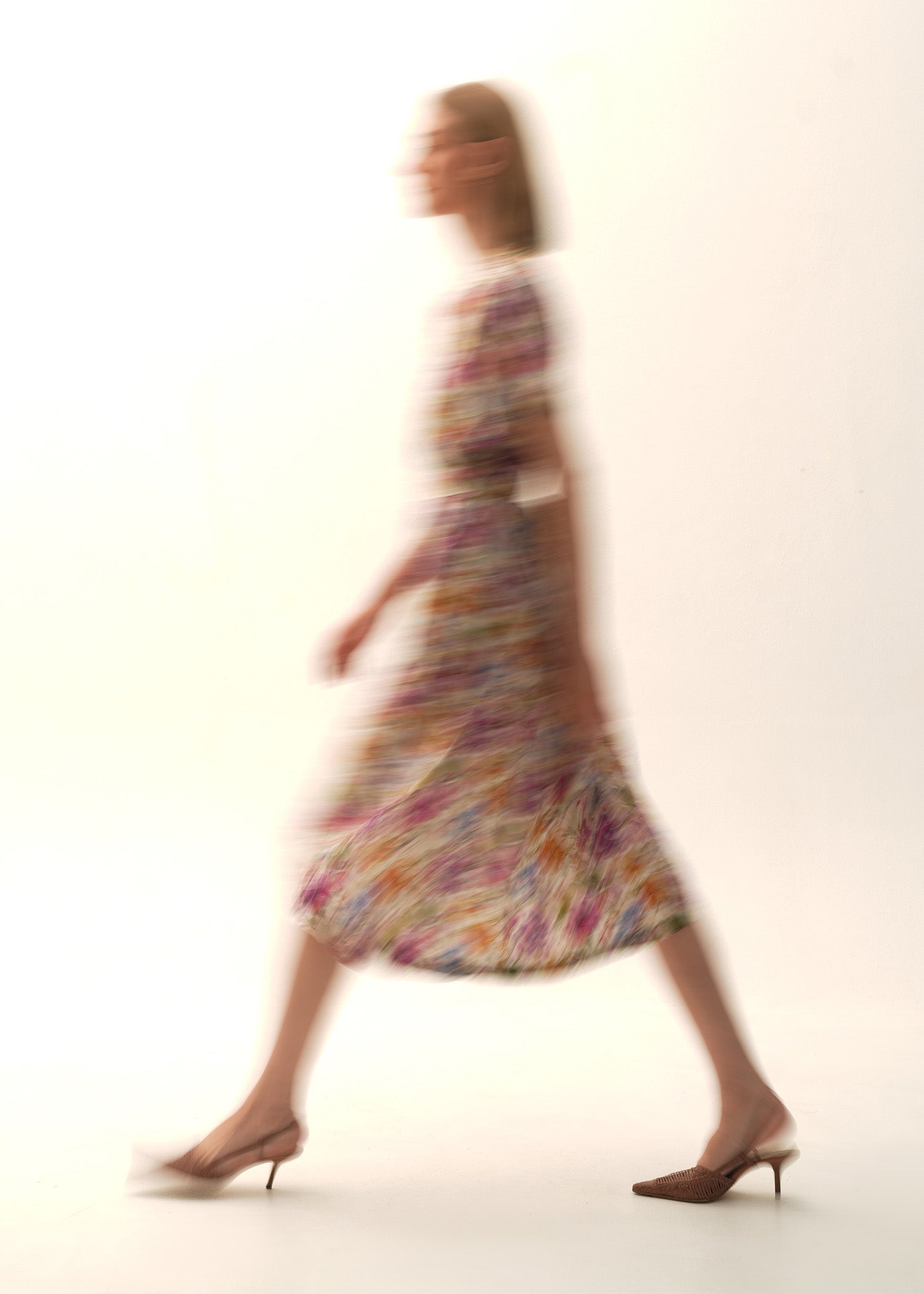 NishatUK - Multi Printed Viscose 1-piece ready to wear Long Dress
