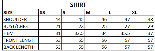 Size Guide