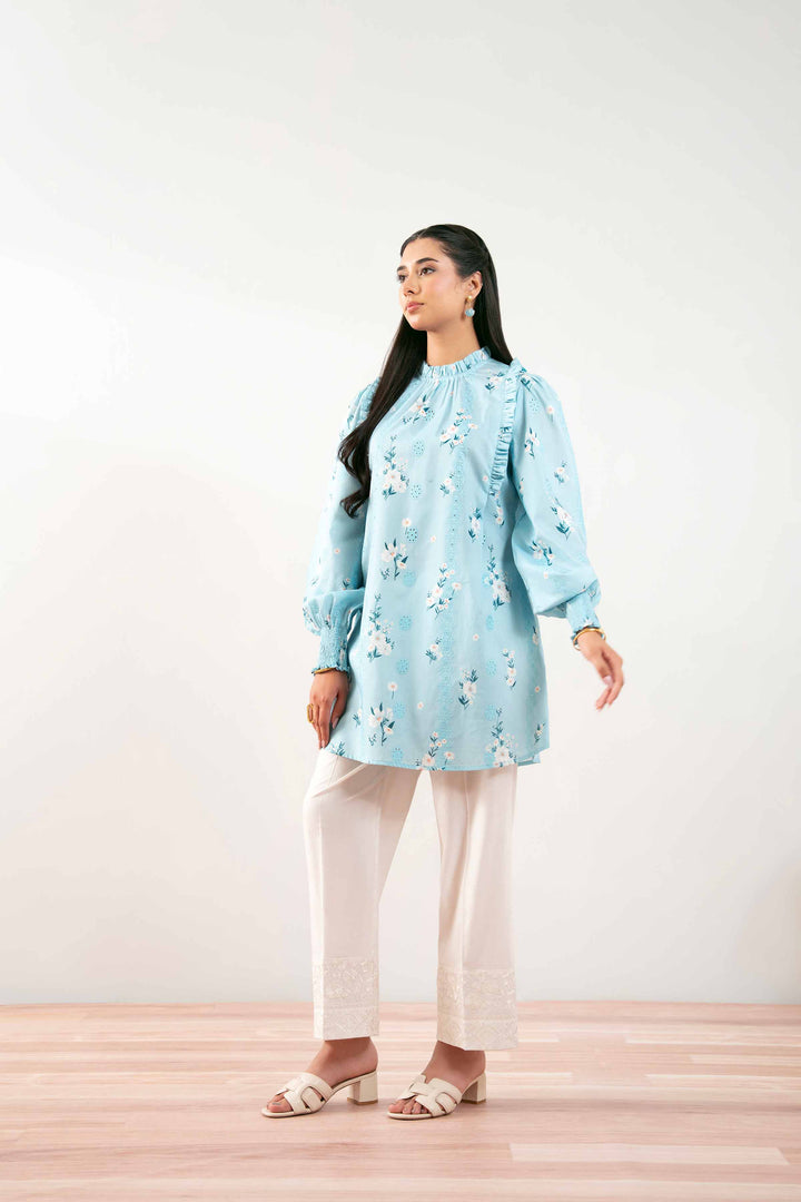 1 Piece - Printed Tunic -  FS25-28 - for Women - Pret Collection | Nishat | Shop Online
