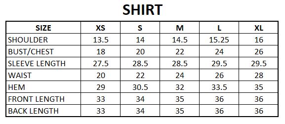 Size Guide