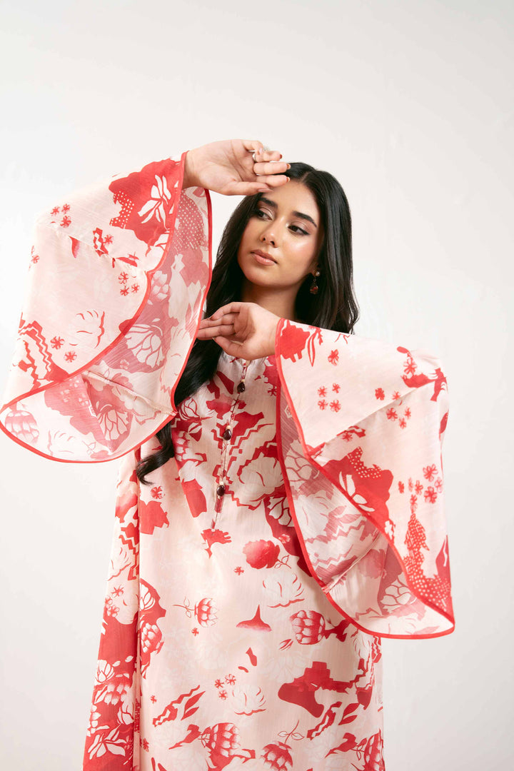 1 Piece - Printed Shirt -  FS25-31 - for Women - Pret Collection | Nishat | Shop Online