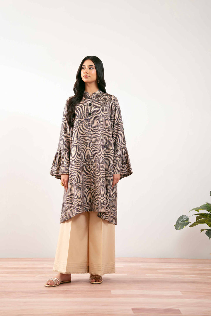 1 Piece - Printed Tunic -  FS25-36 - for Women - Pret Collection | Nishat | Shop Online