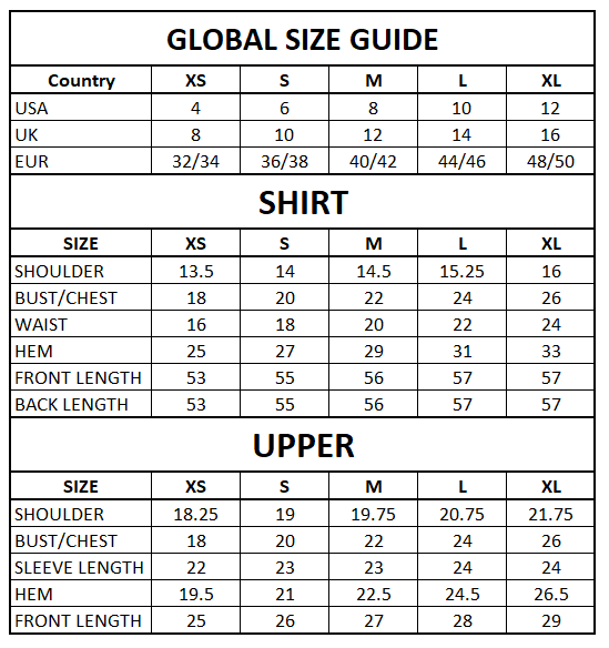 Size Guide