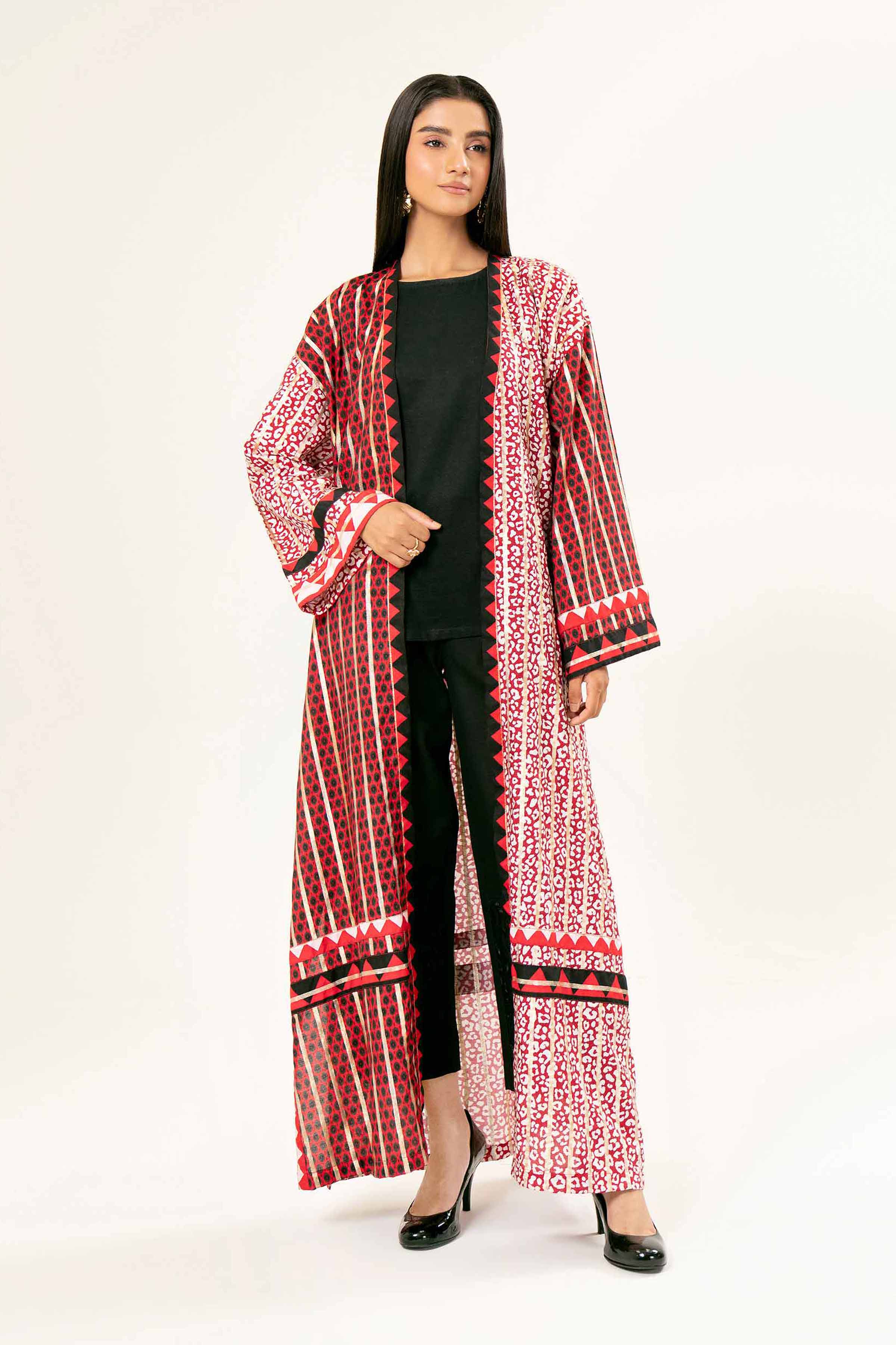 NishatUK - Brown Printed  Monar Gold 1-piece ready to wear Gown