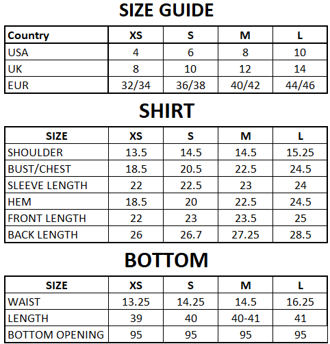 Size Guide