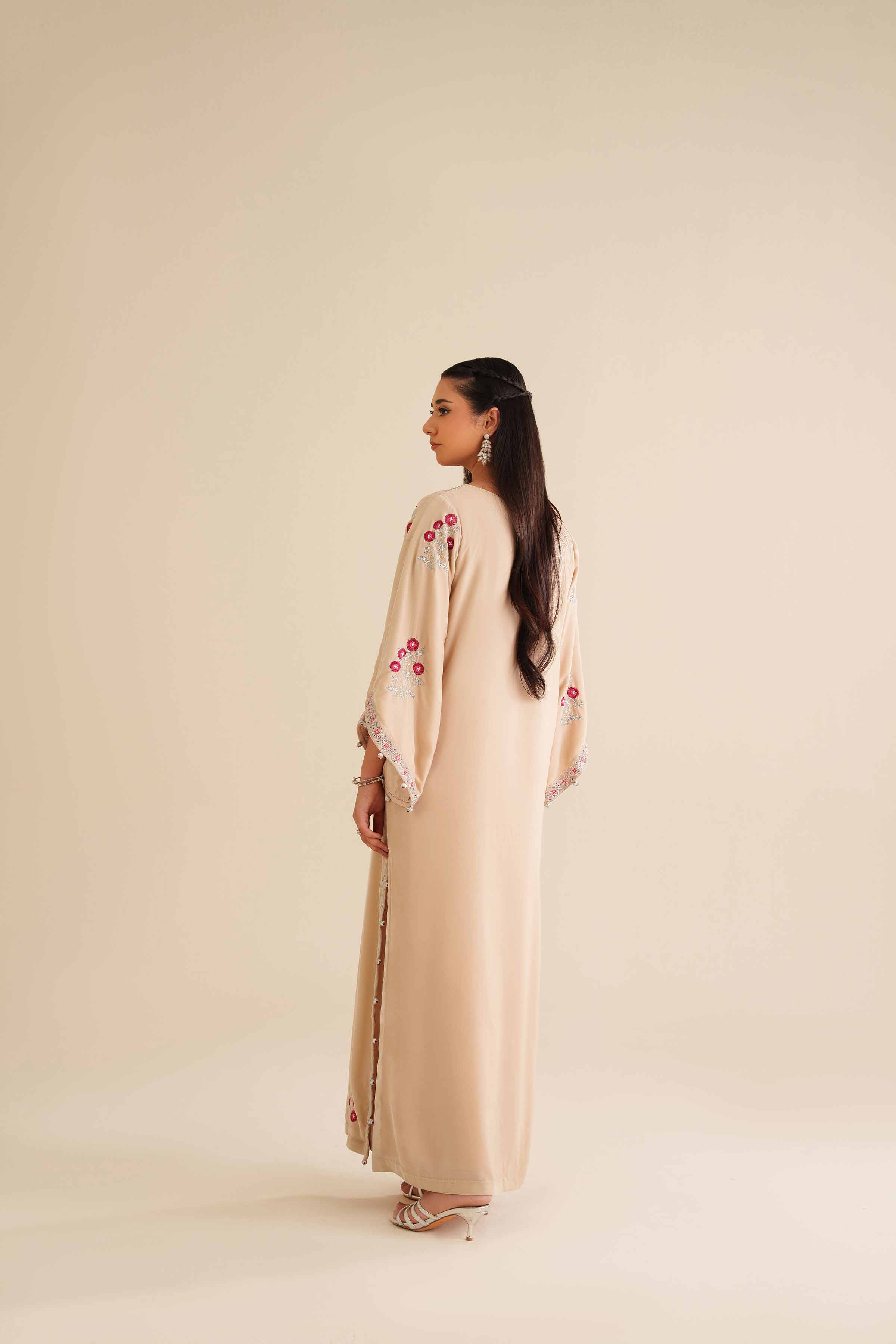 NishatUK - Yellow Embroidered Velvet 1-piece ready to wear Shirt