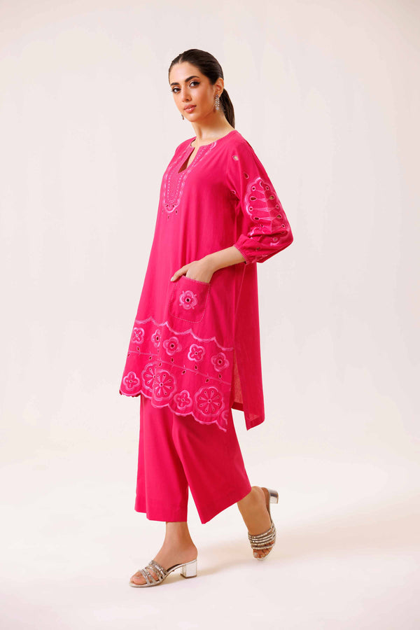 2 Piece - Embroidered Suit - KFE24-113