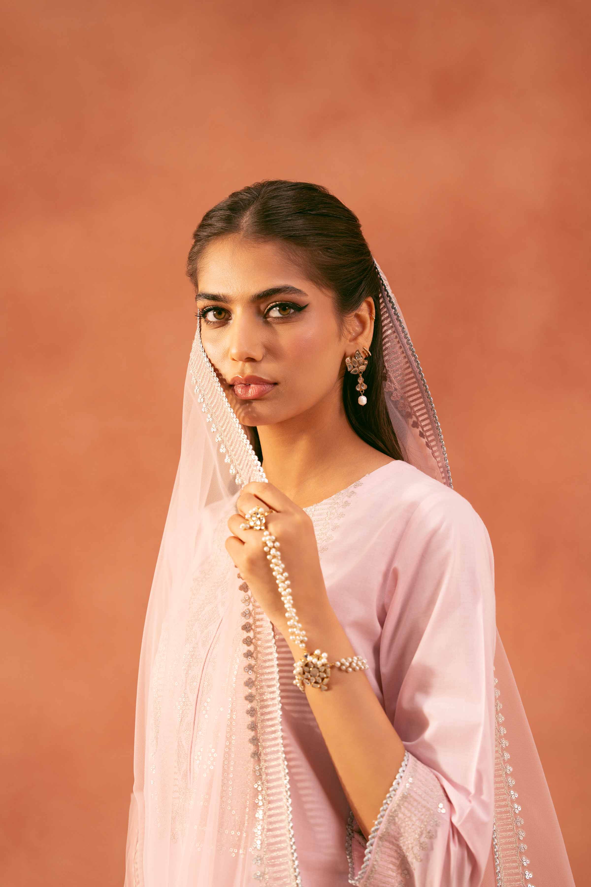 3 Piece - Embroidered Suit - KFE25-160