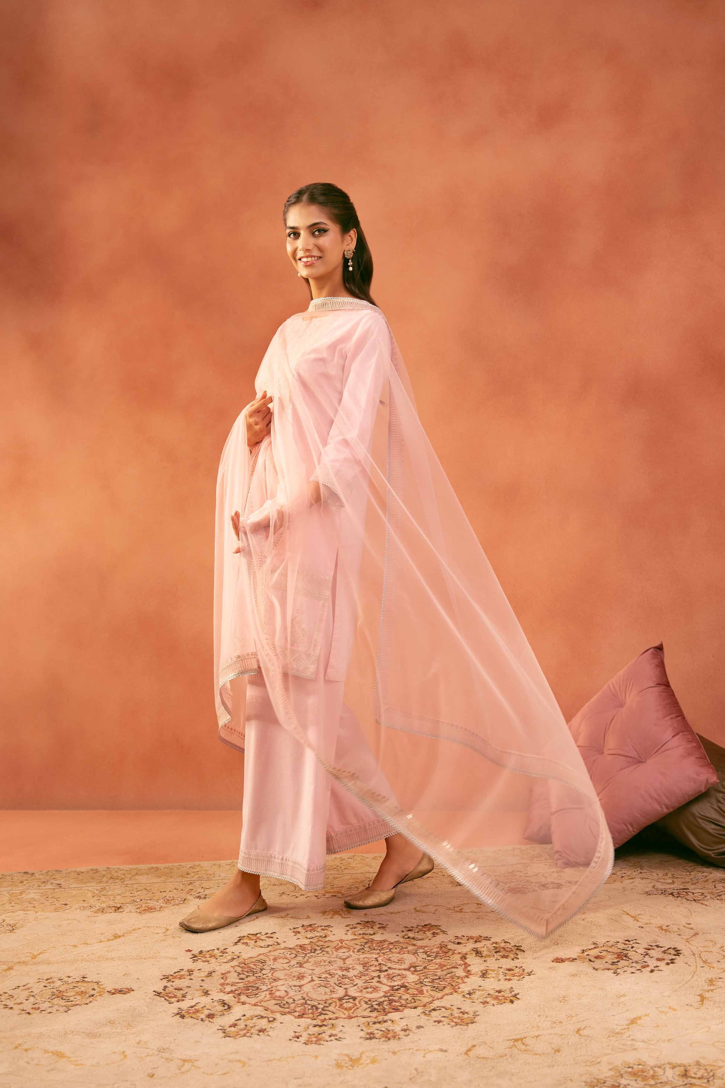 3 Piece - Embroidered Suit - KFE25-160