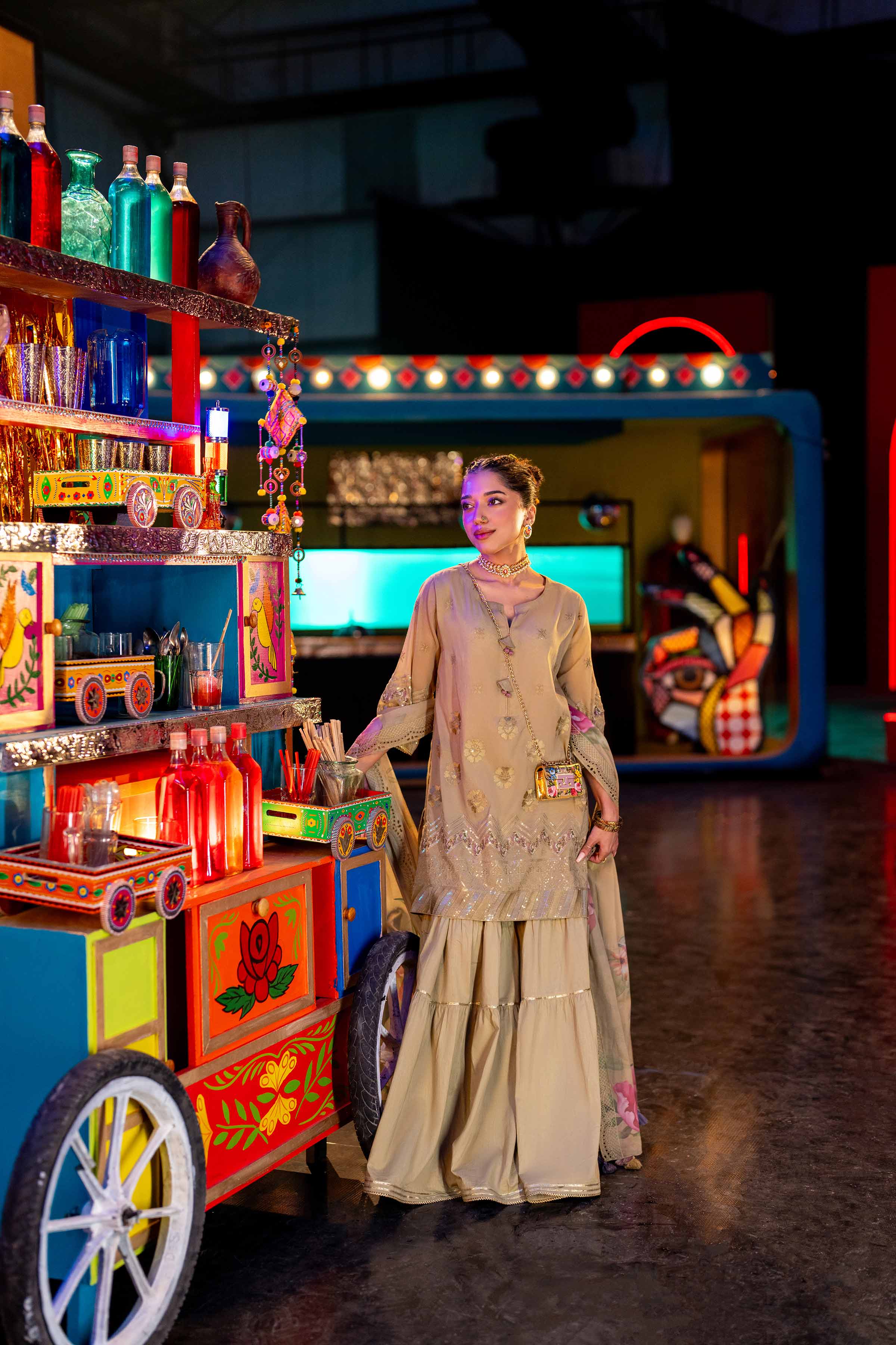 NishatUK - Pistachio Embroidered  Lawn 3-piece ready to wear Suit