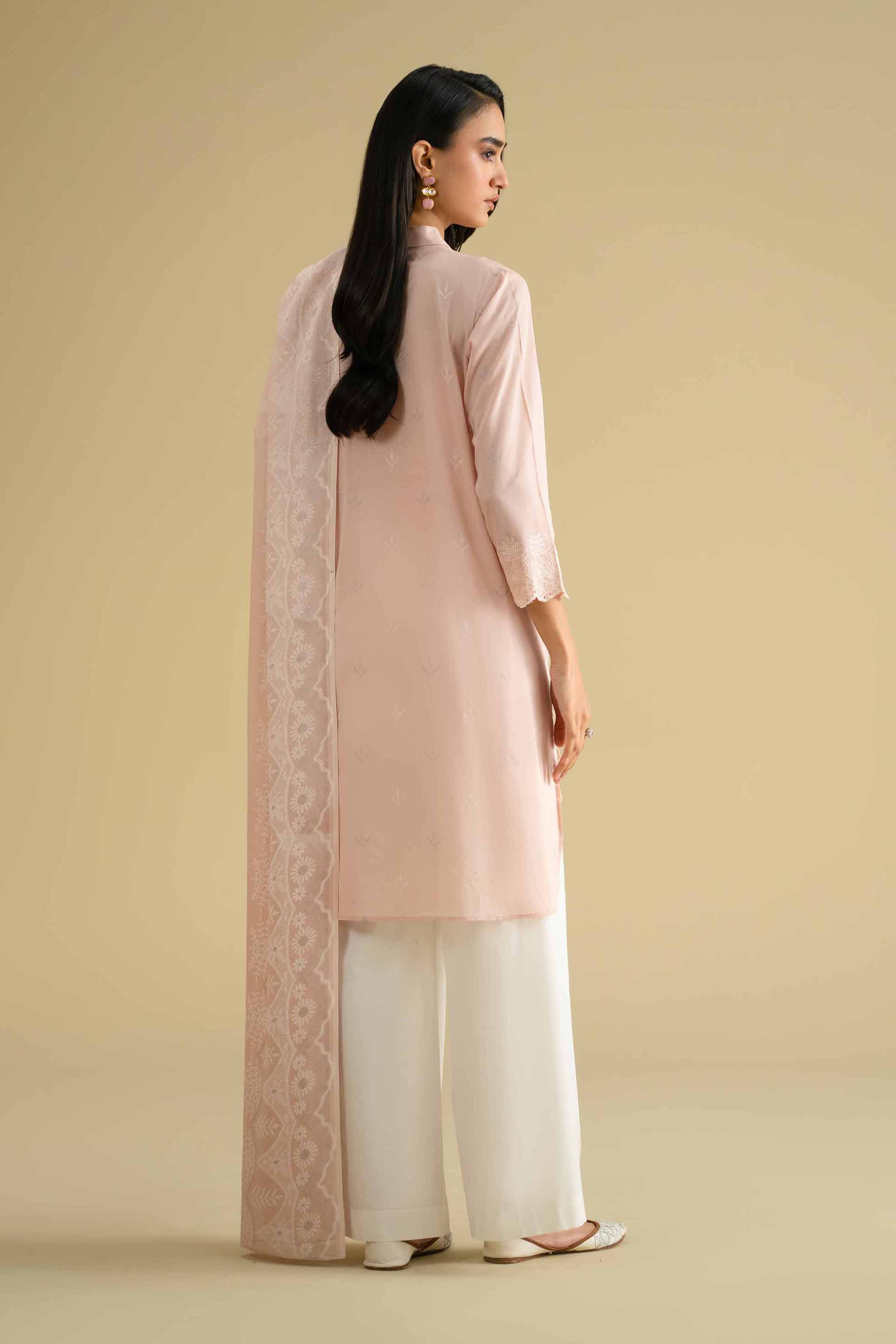 NishatUK - Pink Embroidered Lawn 2-piece ready to wear Dress