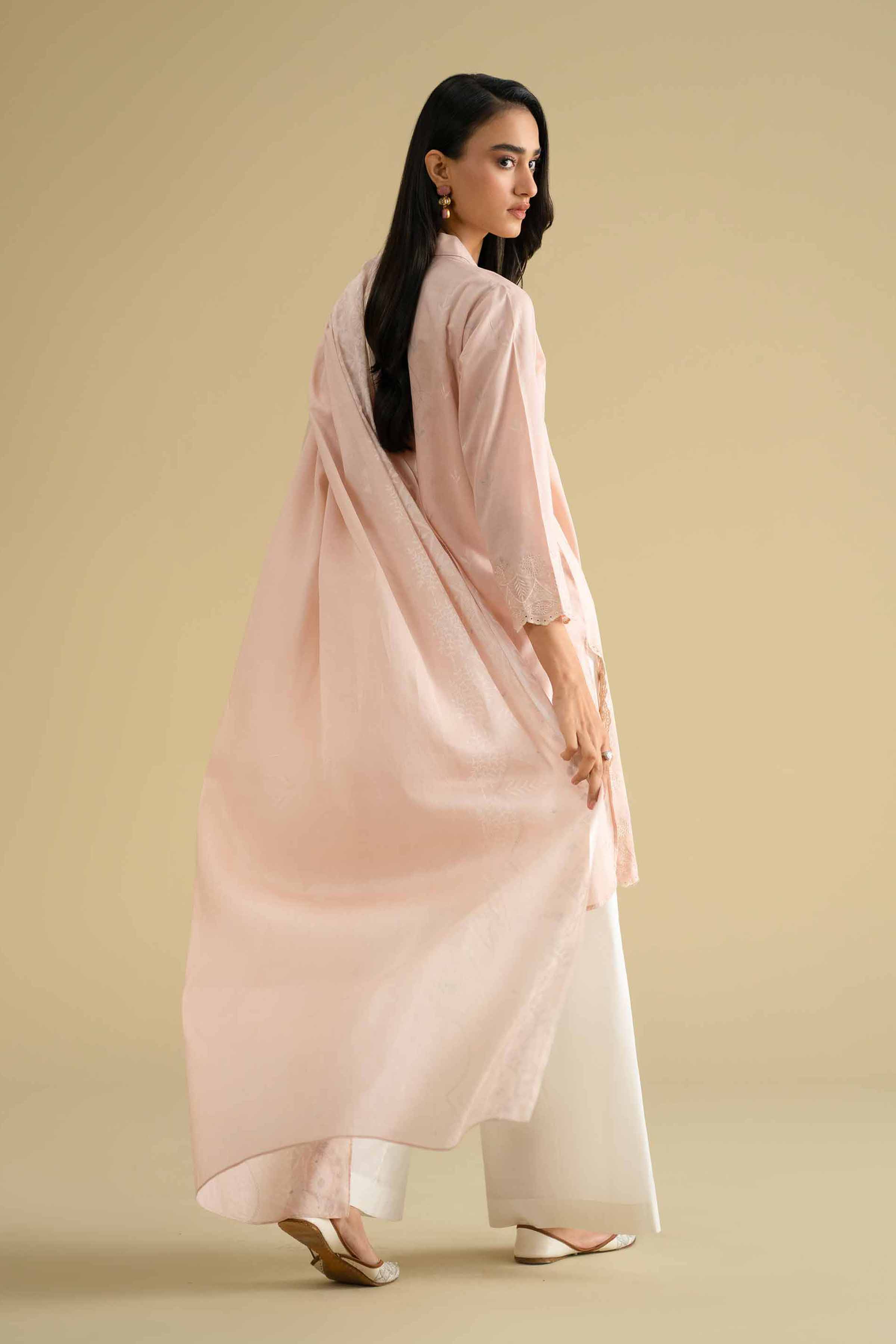 NishatUK - Pink Embroidered Lawn 2-piece ready to wear Dress