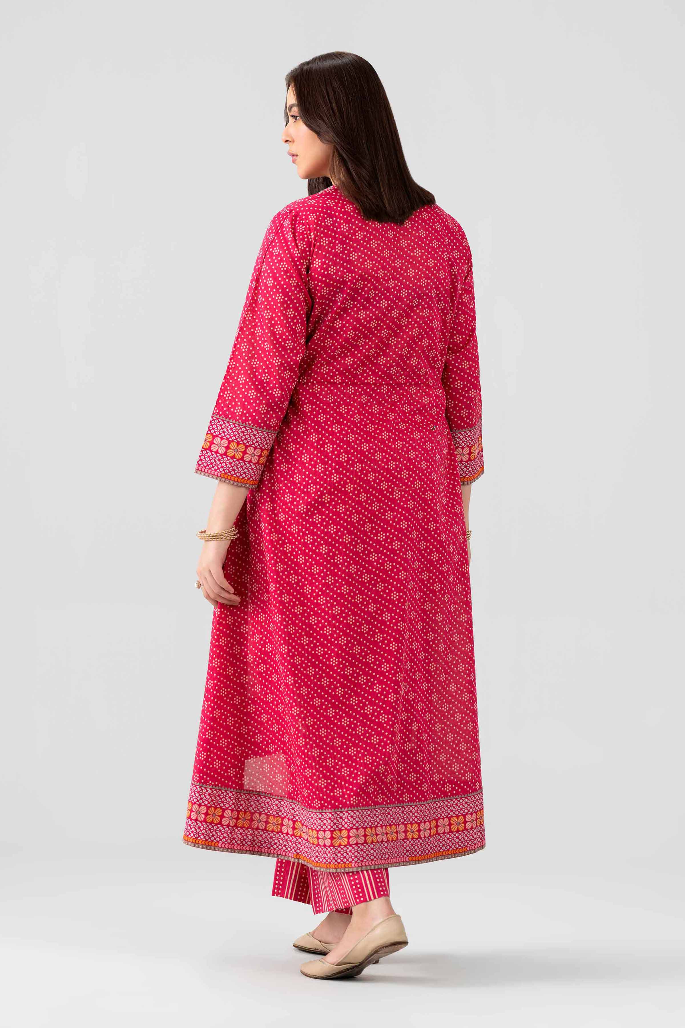 Nishat UK - Pink Embroidered Lawn 2 Pieces ready to wear luxury Dress