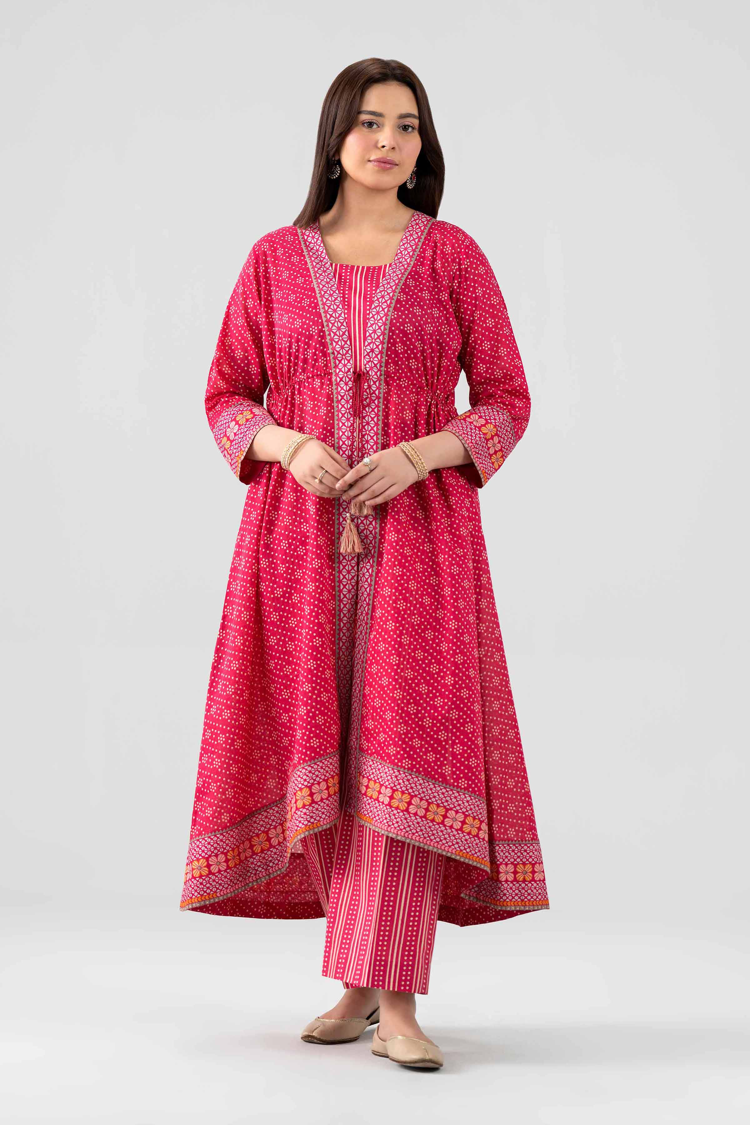 Nishat UK - Pink Embroidered Lawn 2 Pieces ready to wear luxury Dress
