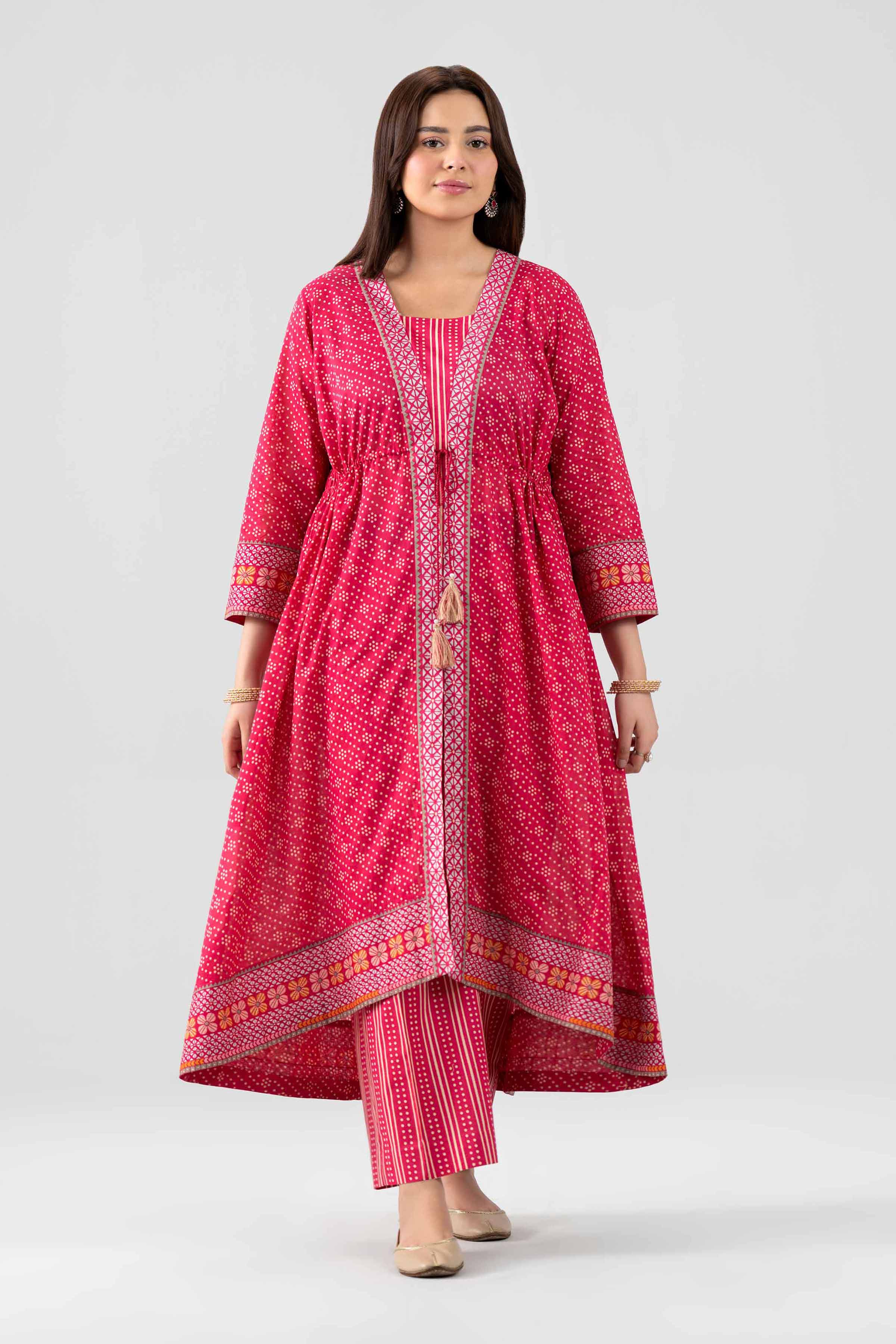 Nishat UK - Pink Embroidered Lawn 2 Pieces ready to wear luxury Dress