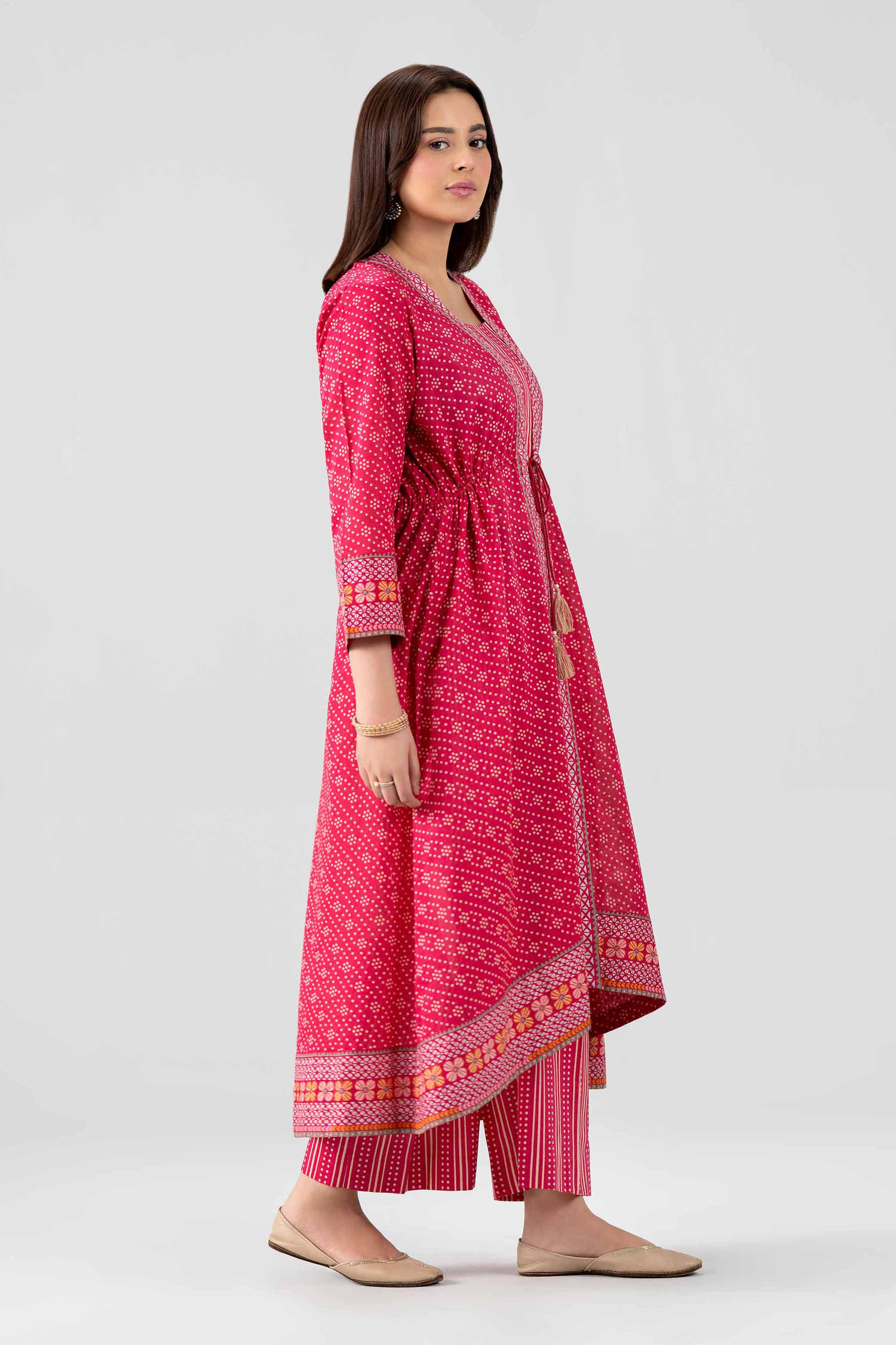 Nishat UK - Pink Embroidered Lawn 2 Pieces ready to wear luxury Dress