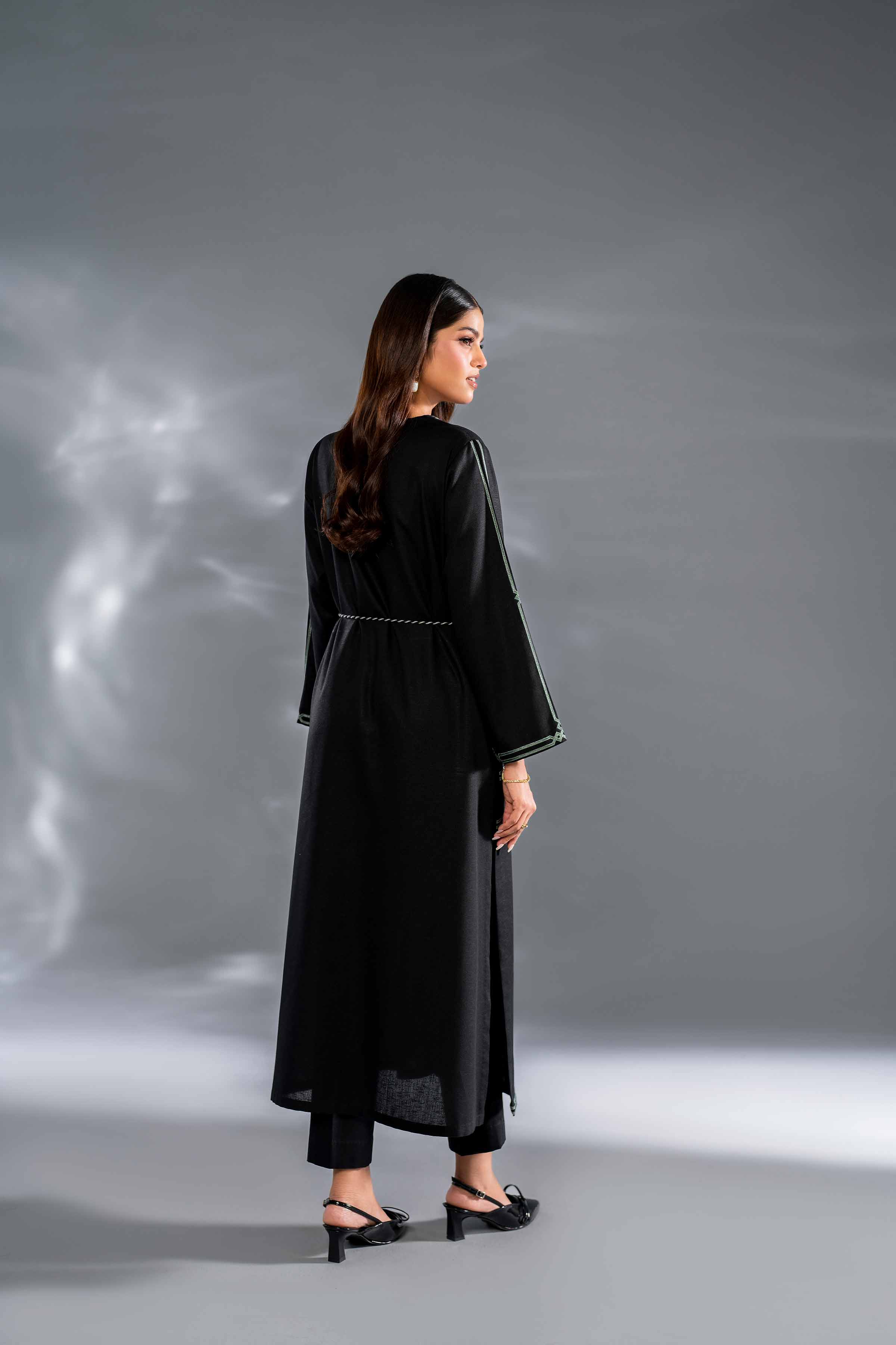 NishatUK - Brown Embroidered   Karandi 2-piece ready to wear Luxury Dress