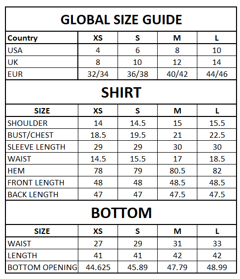 Size Guide
