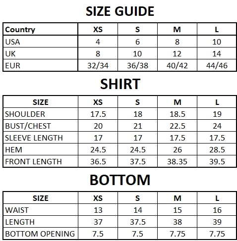 Size Guide