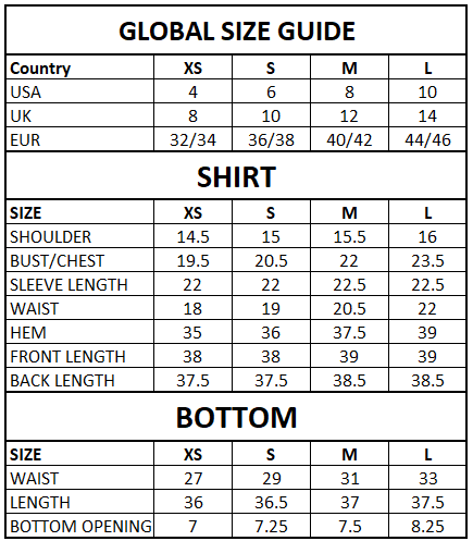 Size Guide