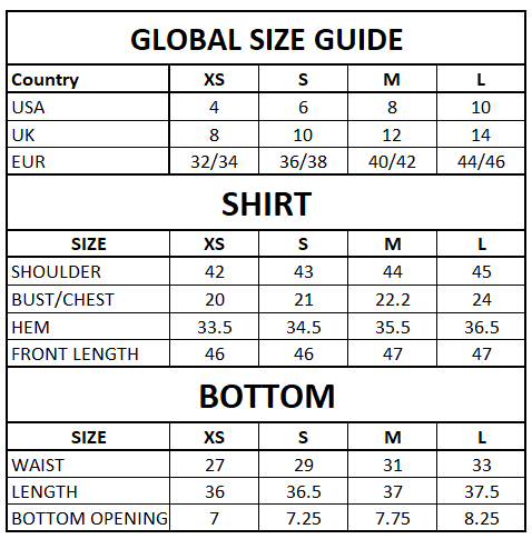 Size Guide