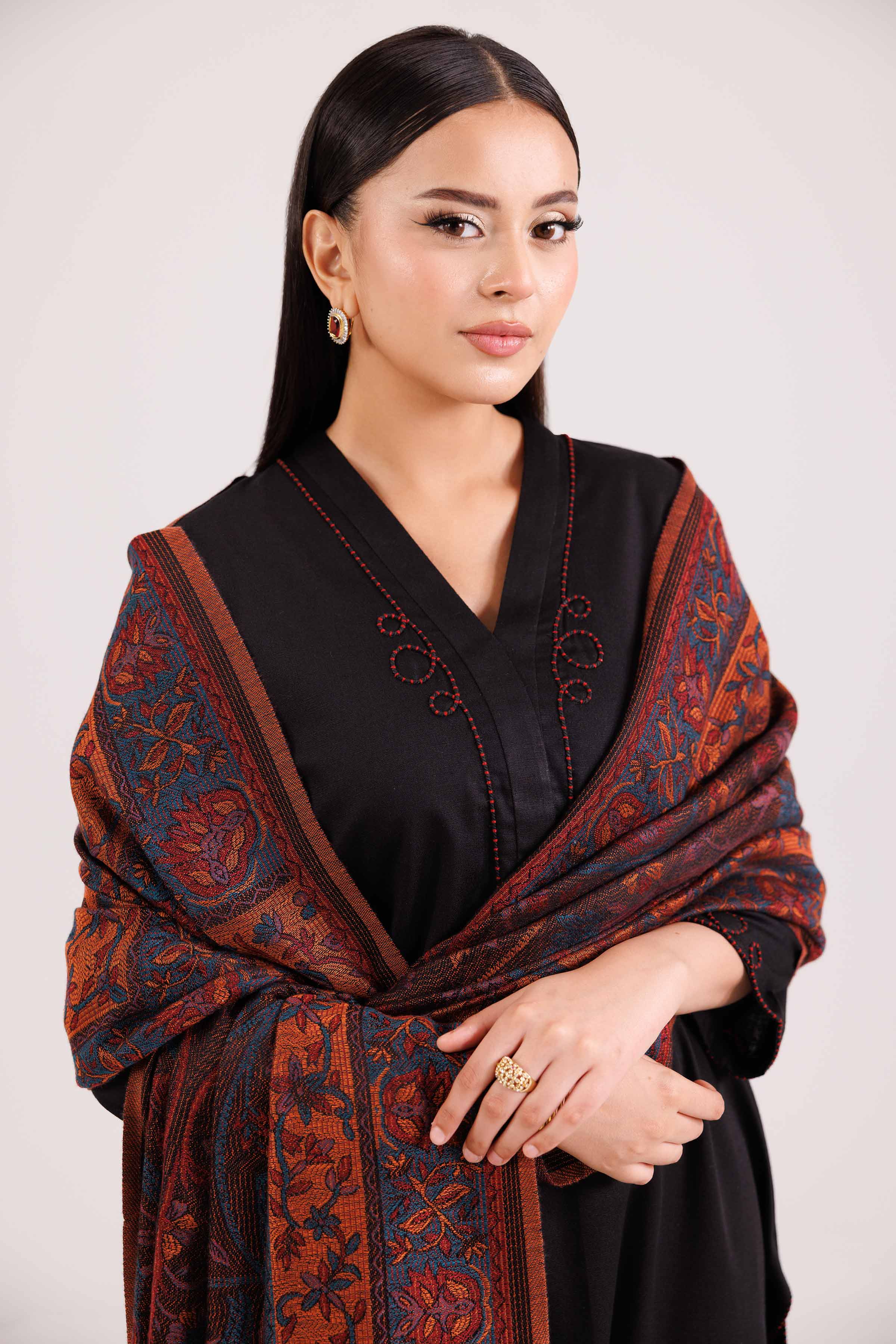 3 Piece - Embroidered Suit - KFW25-175