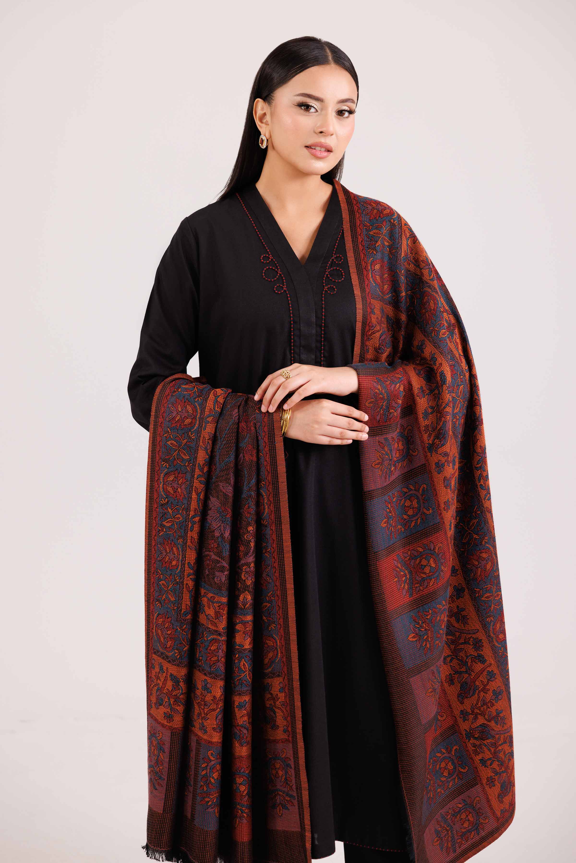 3 Piece - Embroidered Suit - KFW25-175