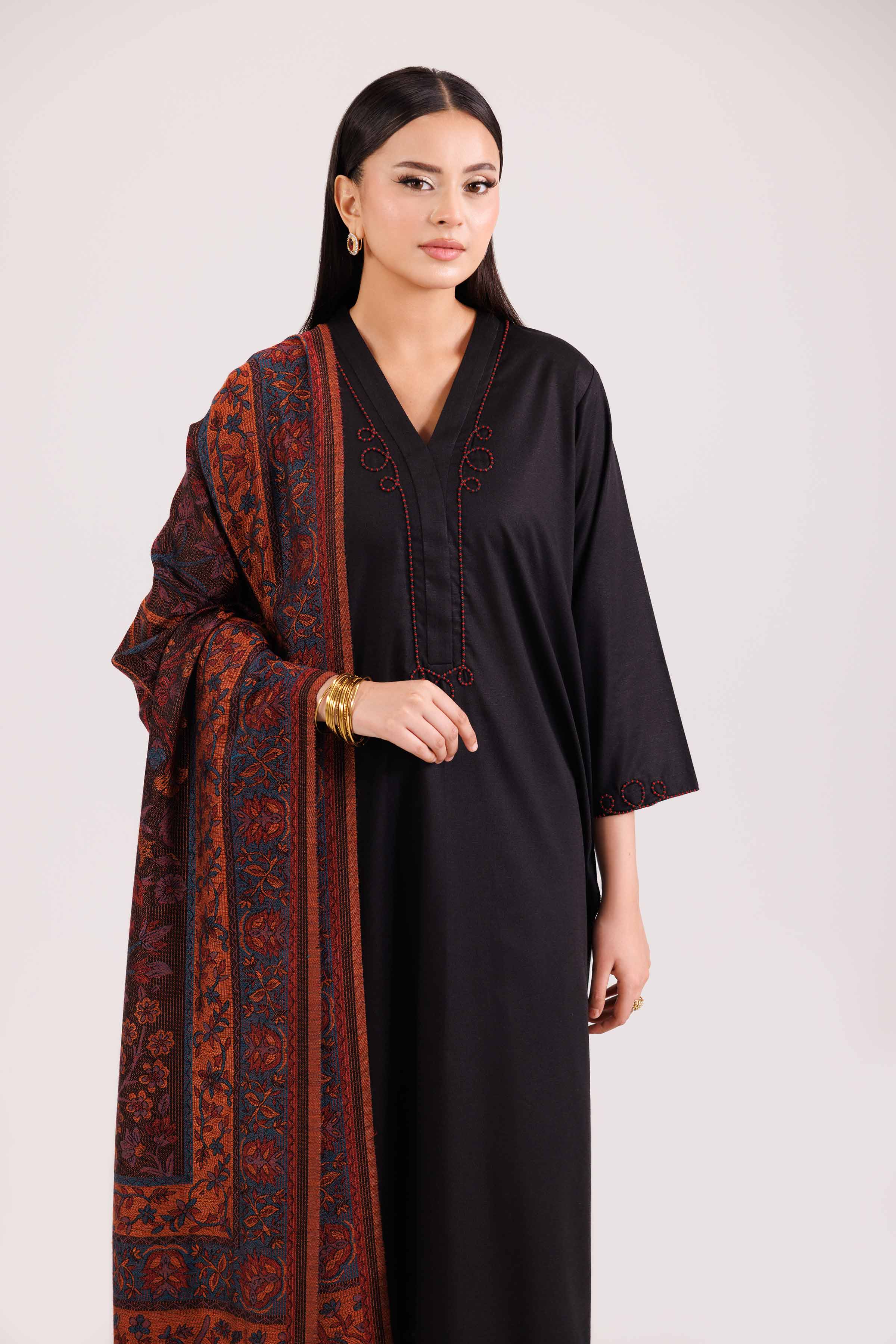 3 Piece - Embroidered Suit - KFW25-175