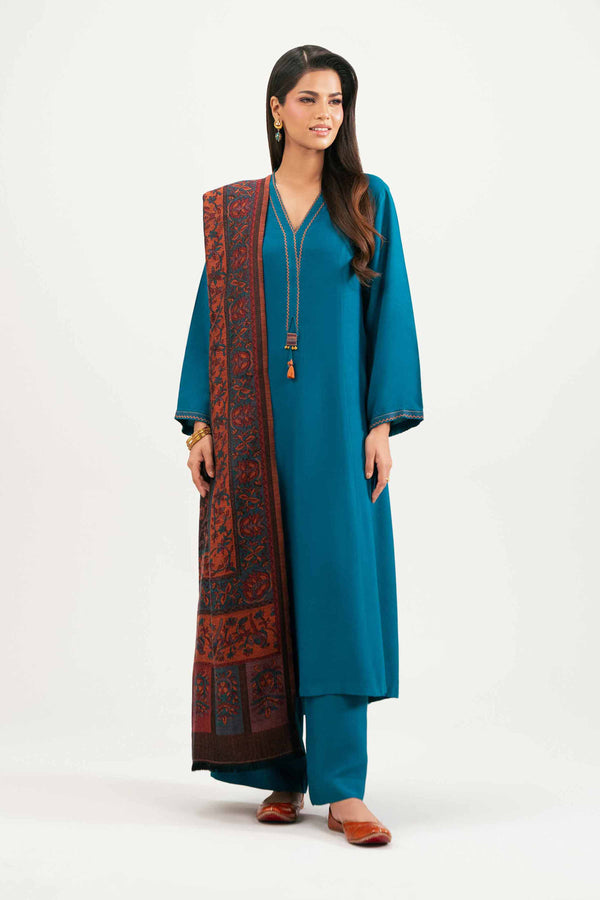 3 Piece - Basic Suit - KFW25-176 for Women - Pret Collection | Nishat | Shop Online