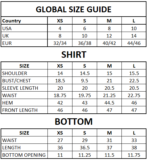 Size Guide