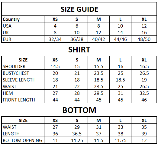Size Guide