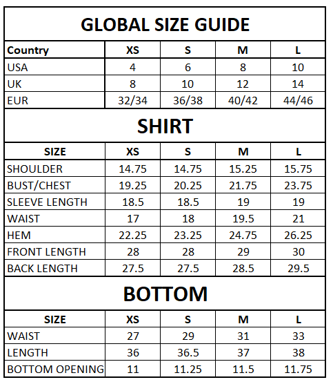 Size Guide