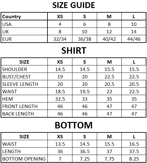 Size Guide