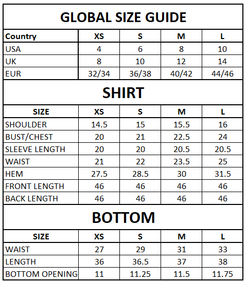 Size Guide