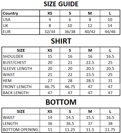 Size Guide