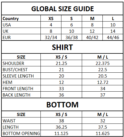 Size Guide