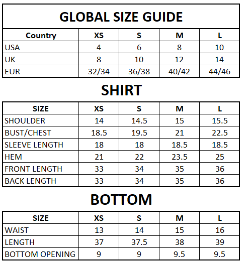 Size Guide