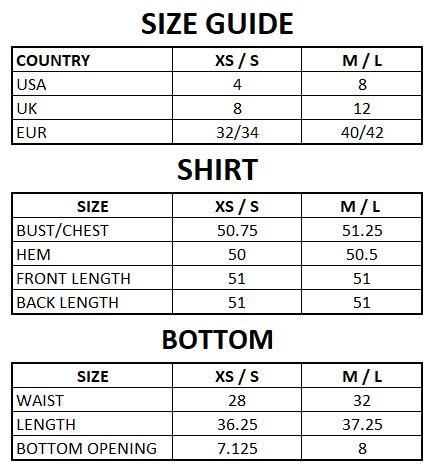 Size Guide