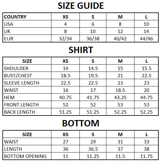 Size Guide