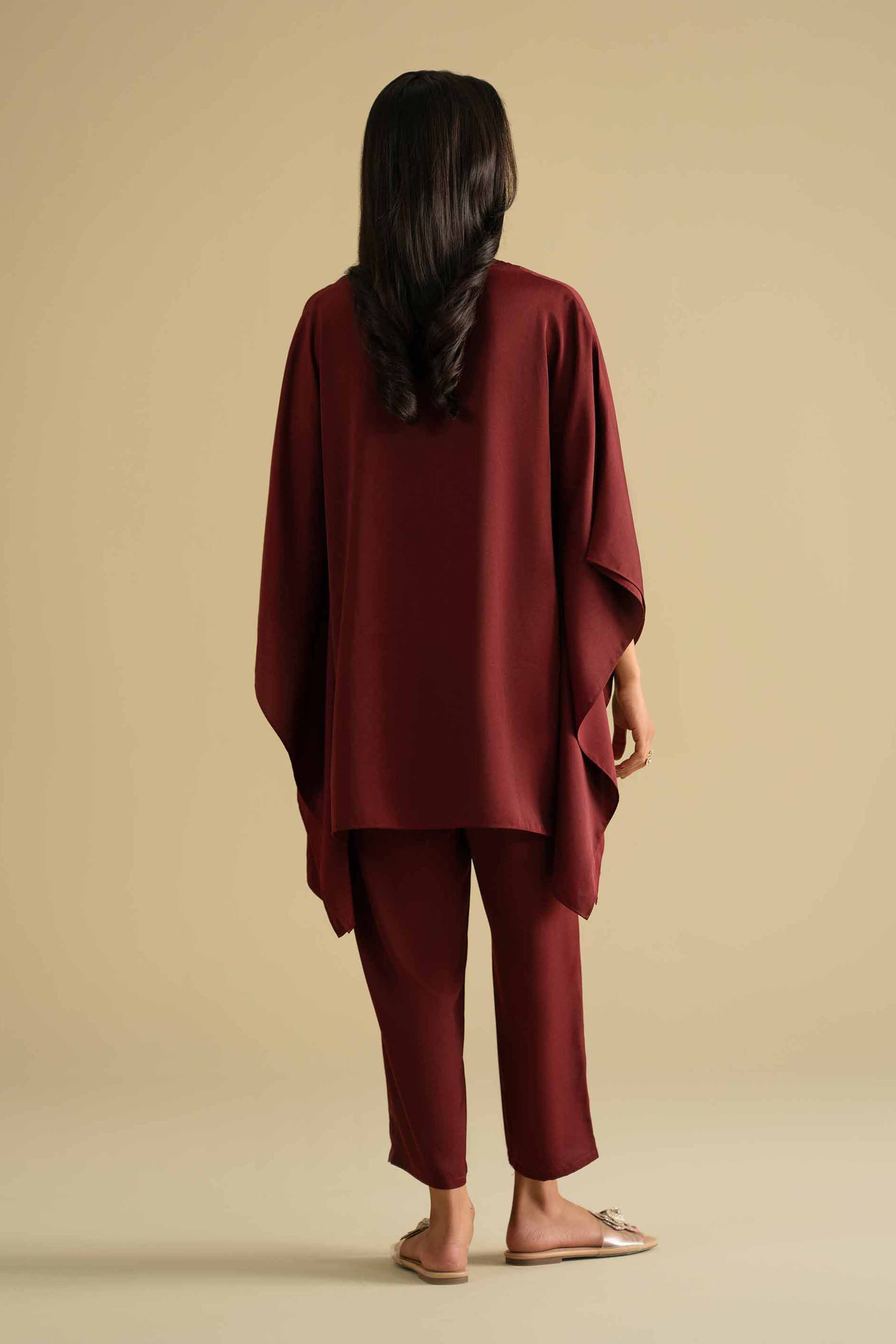 NishatUK - Red Embroidered Grip 2-piece ready to wear Dress