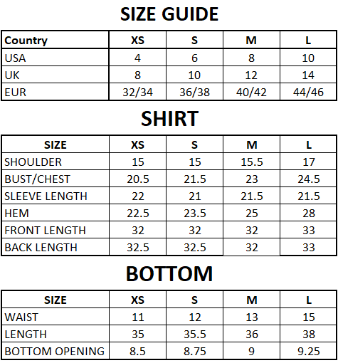 Size Guide