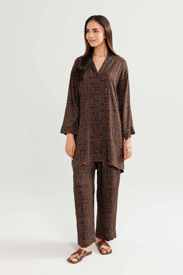 2 Piece - Embroidered Suit - KLW25-11