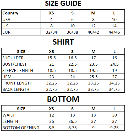 Size Guide