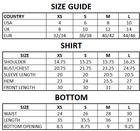 Size Guide
