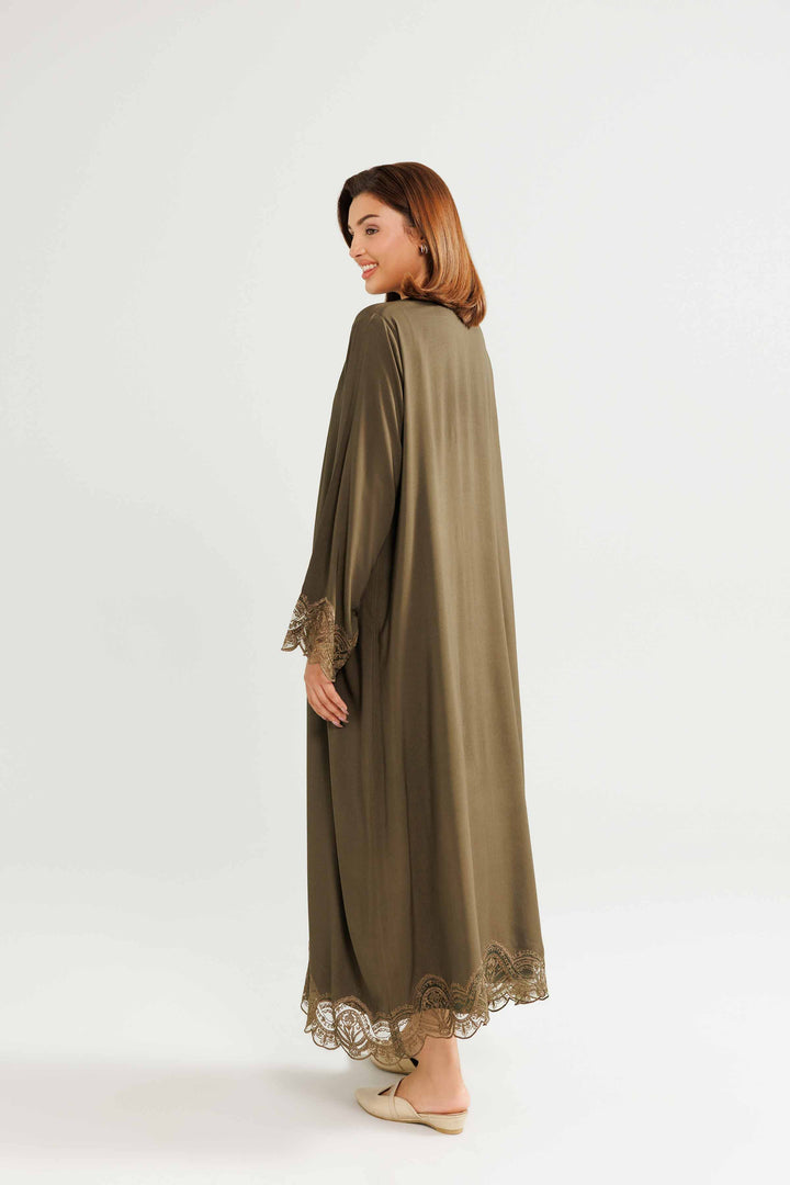 NishatUK - Green Embroidered Linen 2-piece ready to wear Loungewear