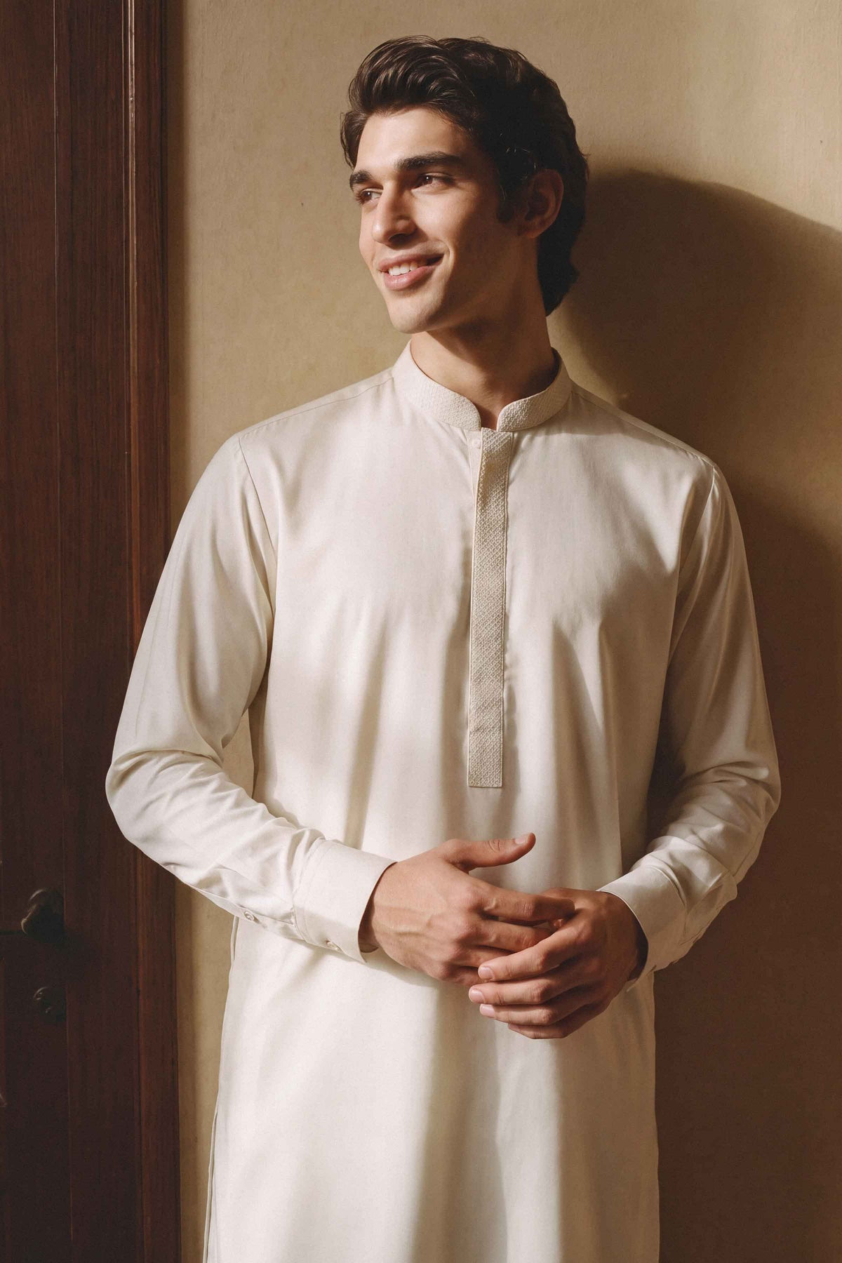 Nishat UK - White Embroidered Boski 2 Pieces ready to wear 