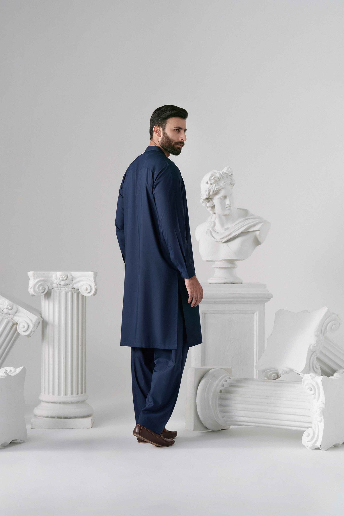 Nishat UK - Blue Embroidered Boski 2 Pieces ready to wear 