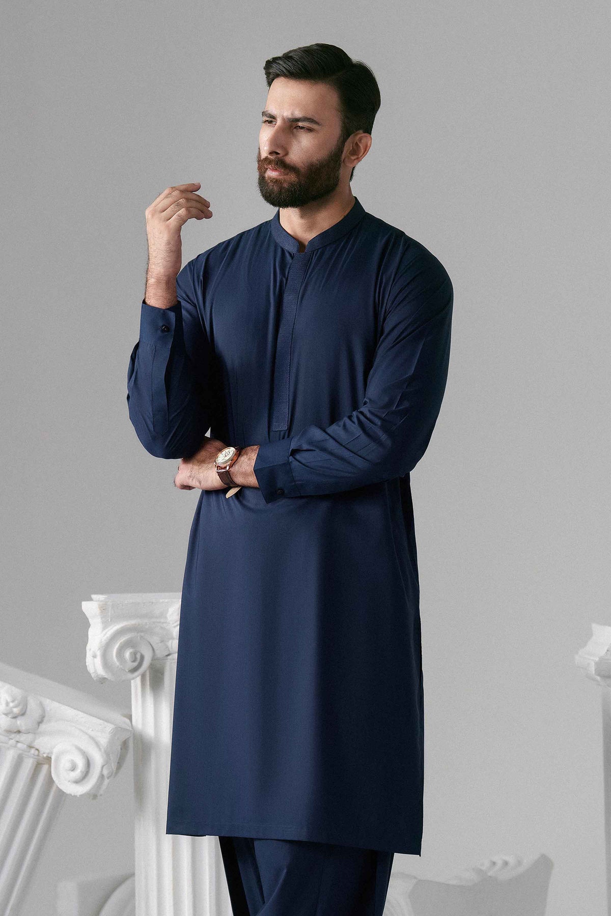 Nishat UK - Blue Embroidered Boski 2 Pieces ready to wear 