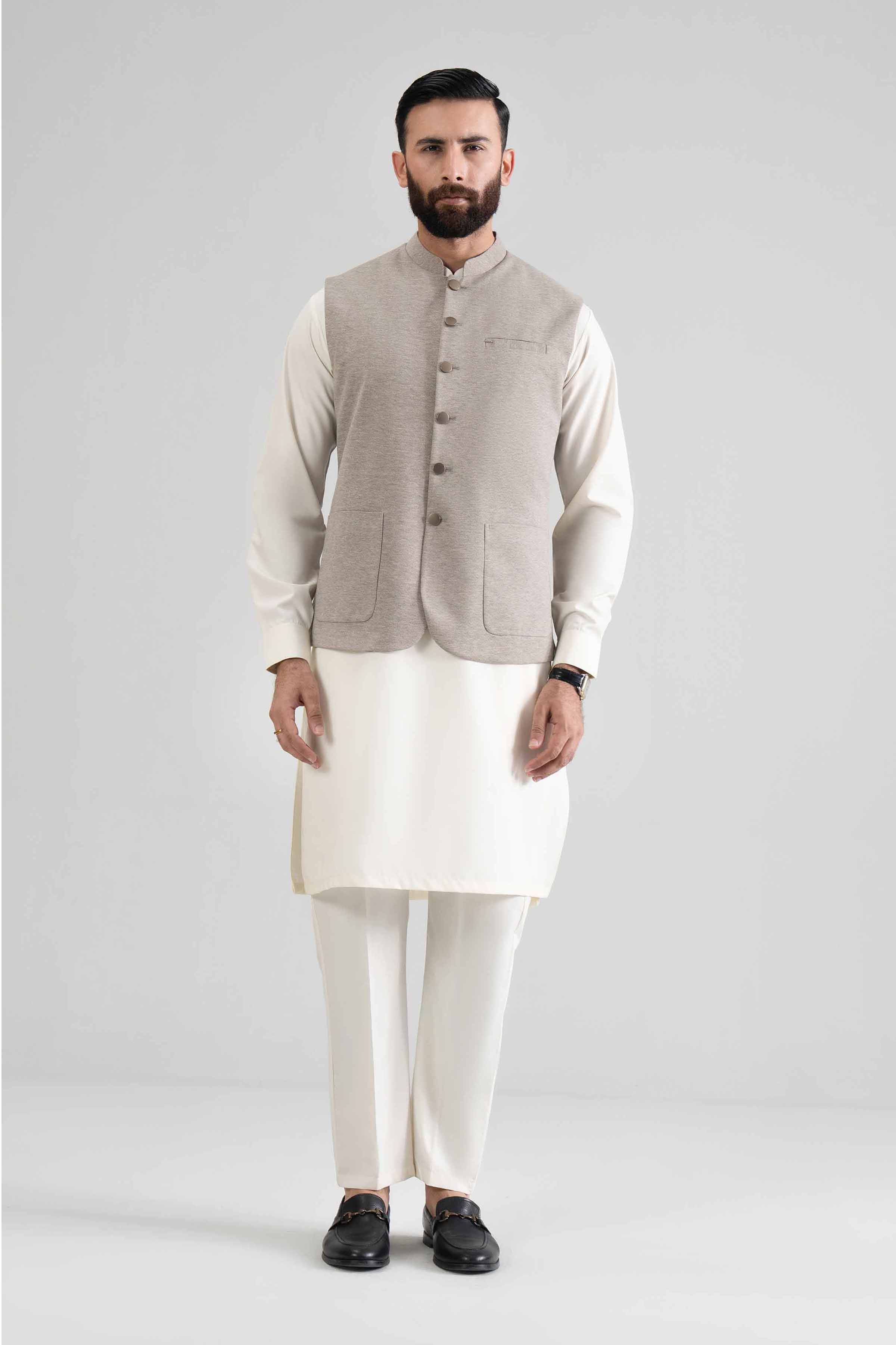 NishatUK - Off White Solids Boski 3-piece ready to wear Suit