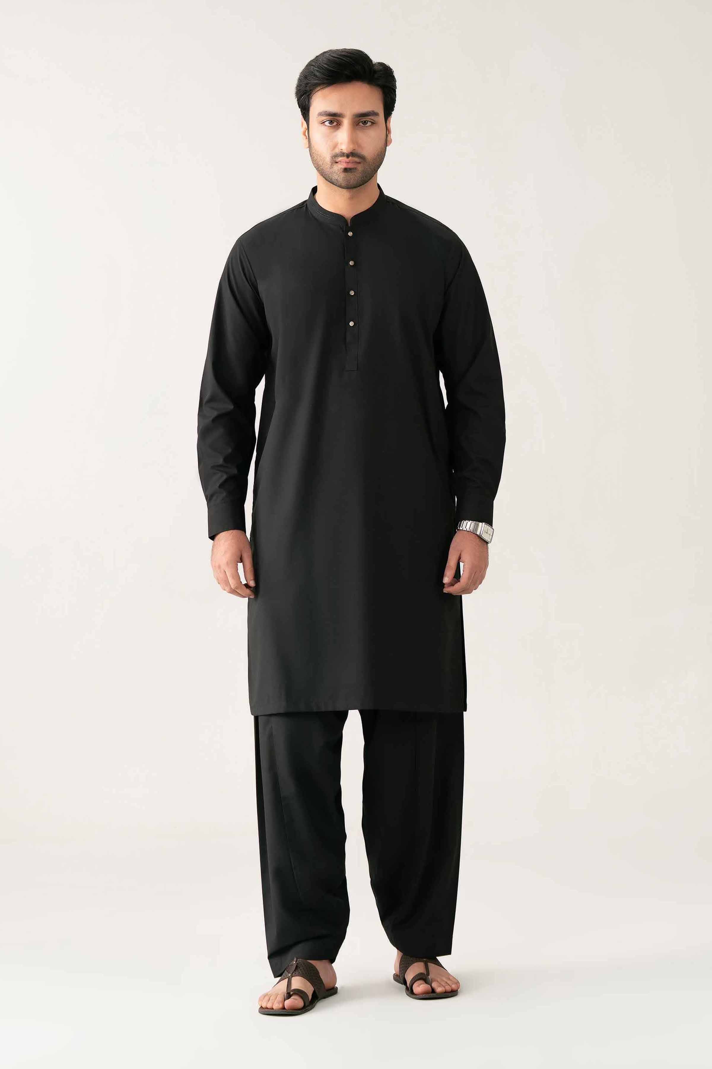 Nishat UK - Black Solids PV 2-piece ready to wear Dress